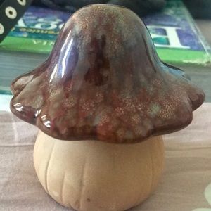 Mushroom glass decor